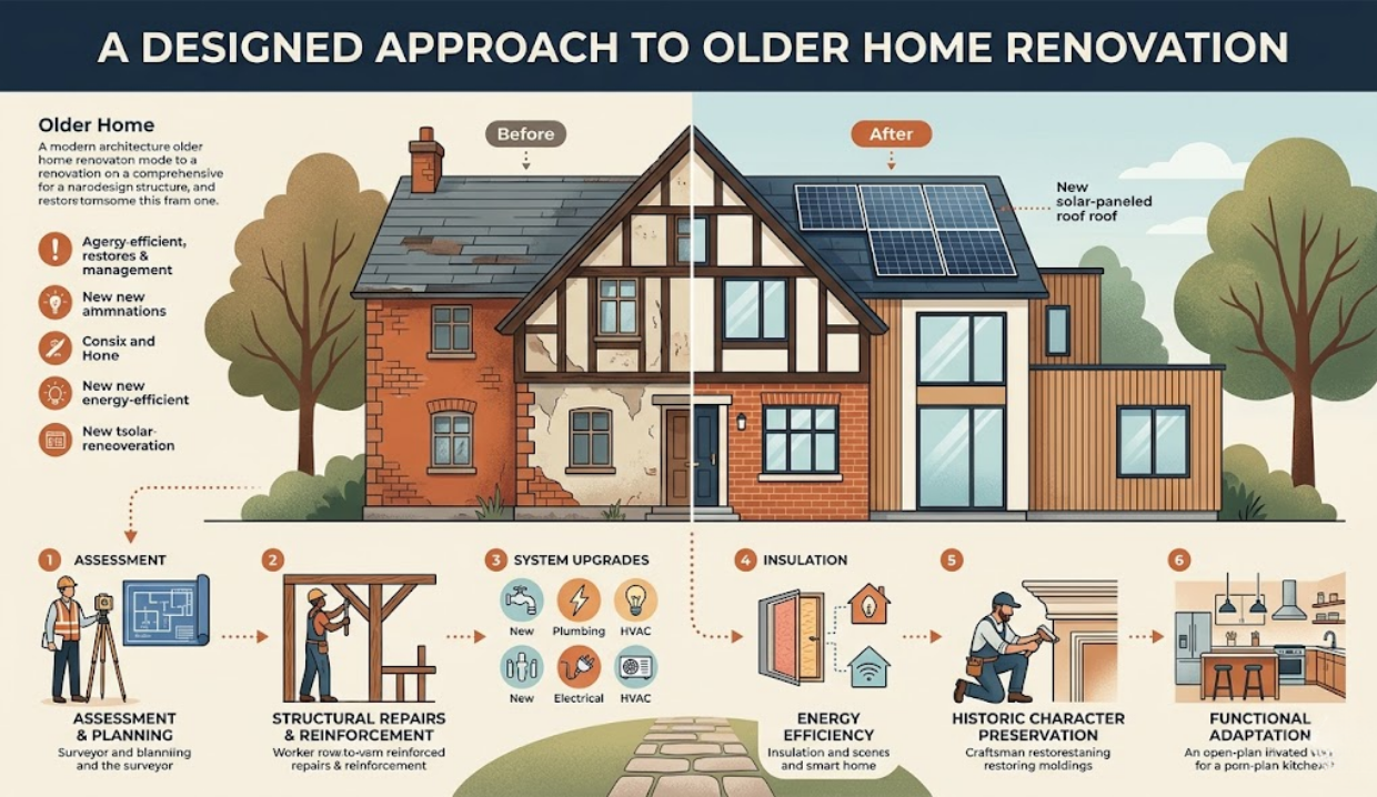 Is There Any Specific Approach Designed for Renovating Older Homes