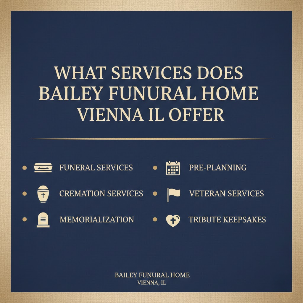 What Services Does Bailey Funeral Home Vienna IL Offer