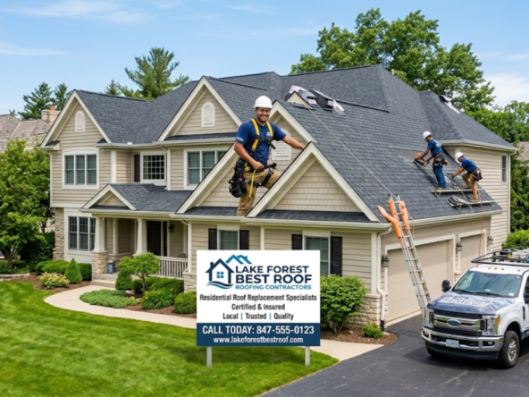 Residential roof replacement contractor lake forest best roof