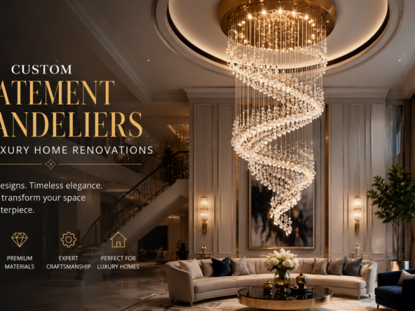 Custom Statement Chandeliers for Luxury Home Renovations Why