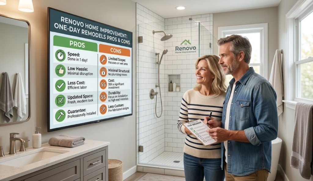 Renovo Home Improvement One-Day Remodels Pros And Cons